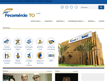 Tablet Screenshot of fecomercioto.com.br